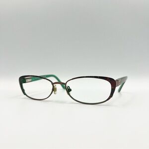 Kate Spade Alaine Metal Oval Frames Satin Demi Brown 51‑16‑135